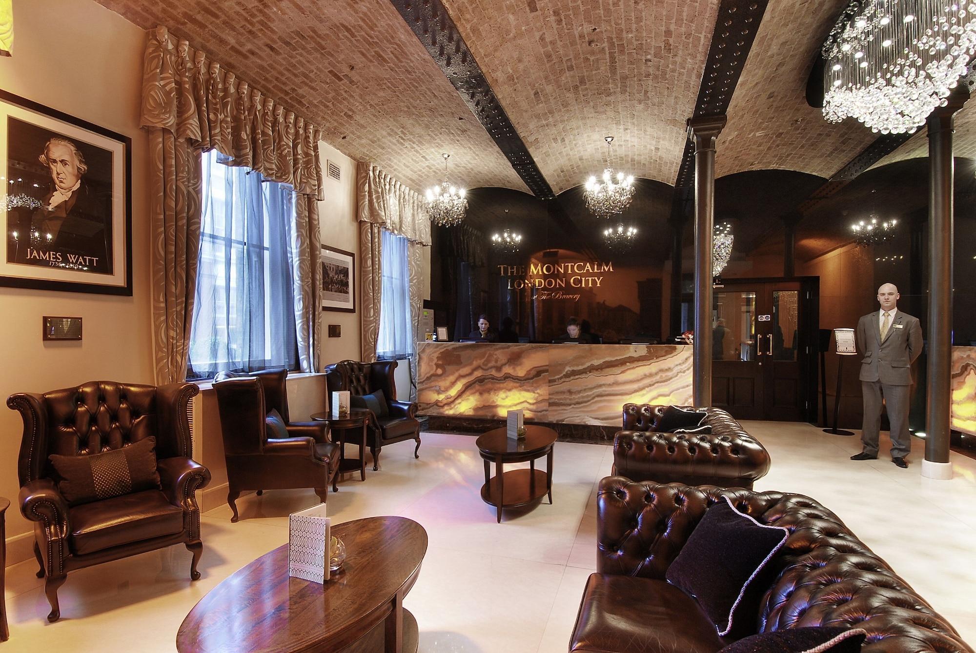 Montcalm Brewery, London City Londres Exterior foto The hotel's lobby